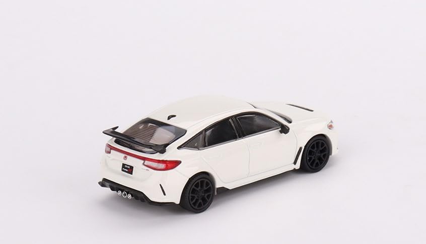 True Scale Miniatures Model Car Compatible with 2023 Honda Civic Type R (White) Limited Edition 1/64 Diecast Model Car MGT00530