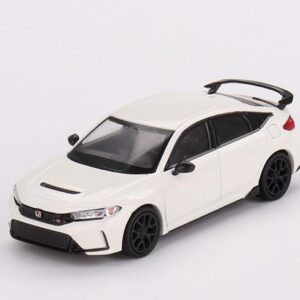 True Scale Miniatures Model Car Compatible with 2023 Honda Civic Type R (White) Limited Edition 1/64 Diecast Model Car MGT00530