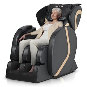 2023 massage chair recliner with zero gravity with full body air pressure easy to use at home and in the office (grey)