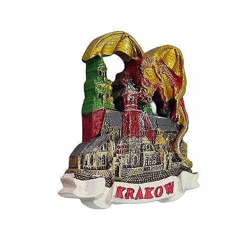 Wawel Castle Krakow Poland Refrigerator Magnet 3D Travel Souvenir Fridge Decoration Magnetic Sticker Craft Collection