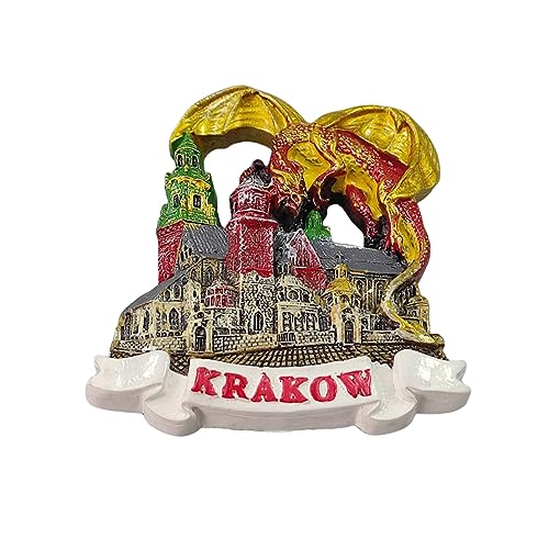 Wawel Castle Krakow Poland Refrigerator Magnet 3D Travel Souvenir Fridge Decoration Magnetic Sticker Craft Collection