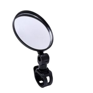 smart mini inspection mirror for extension pole attachment stand can rotated 360° and silicone buckle can adjusted for a more secure fit inspect roofs gutters inside duct work birds’ nests 1pcs