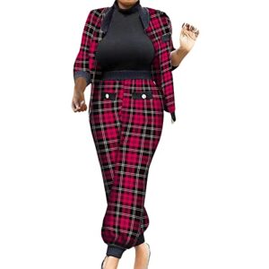 hugncmy 2 piece outfits for ladies athletic wear for women jacket and pants set for women 2pc skirt set hot pink jumpsuits for women black bodycon romper gifts for 18 year old girl