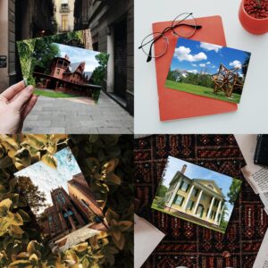 Dear Mapper Vintage United States Connecticut Landscape Postcards Pack 20pc/Set Postcards from Around the World Greeting Cards for Business World Travel Postcard for Mailing Decor Gift