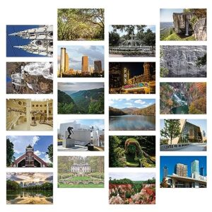 dear mapper vintage united states georgia landscape postcards pack 20pc/set postcards from around the world greeting cards for business world travel postcard for mailing decor gift