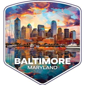 baltimore maryland a souvenir fridge magnet 4-inch