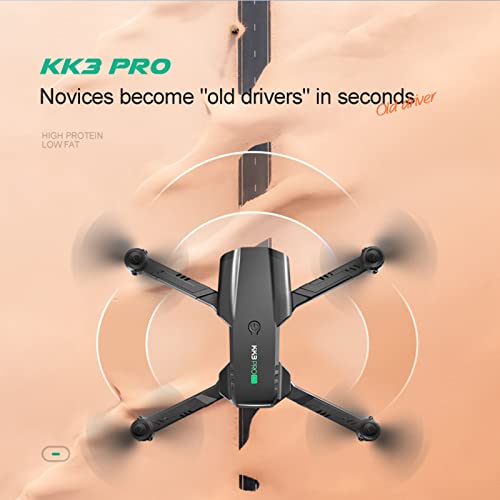 Mini Drone with Camera for Adults 4k Dual Hd Camera Fpv Drone with 3-way Obstacle Aviodance Altitude Hold One Key Return Rc Drone for Kids 8-12 Rc Plane Flying Toys Birthday Gifts for Boys Men