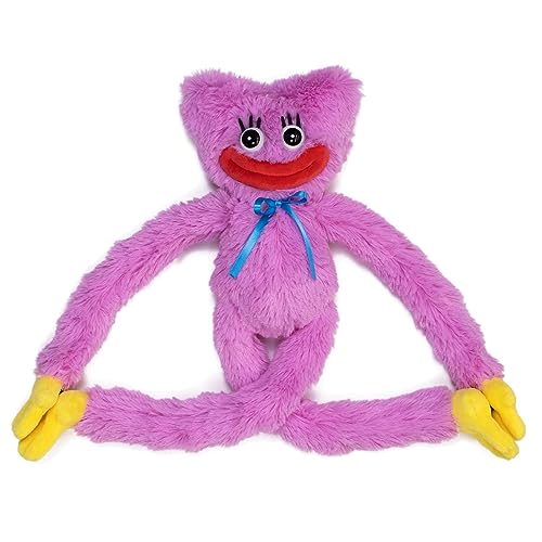 Poppy Playtime Huggy Wuggy Plush Doll - Collectible Toy for All Ages (19" Smiling Kissy Miss)