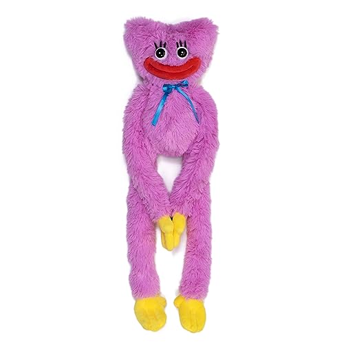 Poppy Playtime Huggy Wuggy Plush Doll - Collectible Toy for All Ages (19" Smiling Kissy Miss)