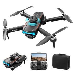 rc mini drone with camera for adults 4k dual hd camera fpv drone with altitude hold headless mode foldable drone for kids 8-12 rc plane flying toys personalized birthday gifts for beginners