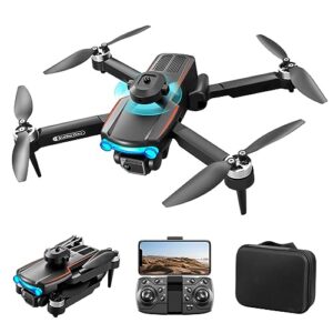 Rc Mini Drone with Camera for Adults 4K Dual Hd Camera Fpv Drone with Altitude Hold Headless Mode Foldable Drone for Kids 8-12 Rc Plane Flying Toys Personalized Birthday Gifts for Beginners