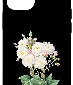 iPhone 13 Pierre Joseph Redoute White Roses Paint Flower Gardener Gift Case