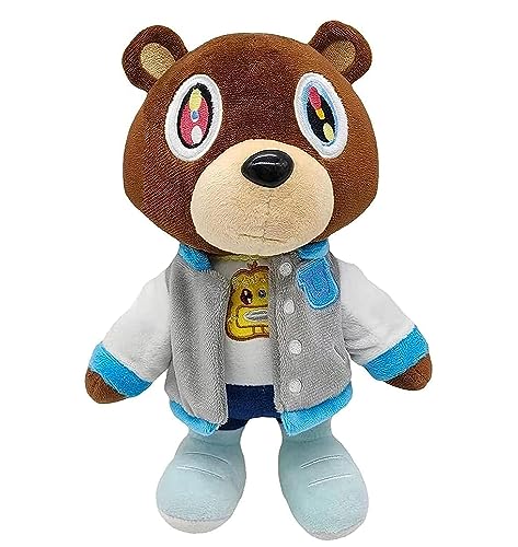 VOZUKO Bear Stuffed Plush Toy Plushie Stuffed Anime Plush Pillow Ultra-Soft Stuffed Doll Plush Toy Gifts（10in）