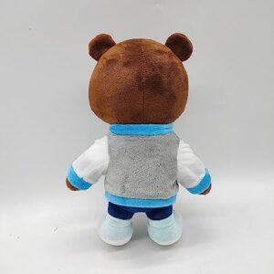 VOZUKO Bear Stuffed Plush Toy Plushie Stuffed Anime Plush Pillow Ultra-Soft Stuffed Doll Plush Toy Gifts（10in）