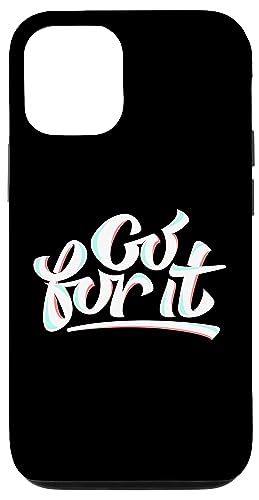 iPhone 13 Pro White Go For-It Dream Goals Hustle Success Motivational Case