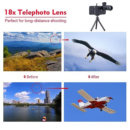 Phone Lens kit 0.45x Super Wide Angle & 12.5X Macro Micro Lens HD Camera Lentes fit for iPhone 6S 7 Xiaomi More cellphones