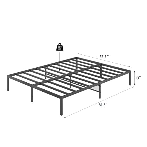 GangMei Metal Platform Bed Frame, Sturdy Metal Frame, No Box Spring Needed(Full)