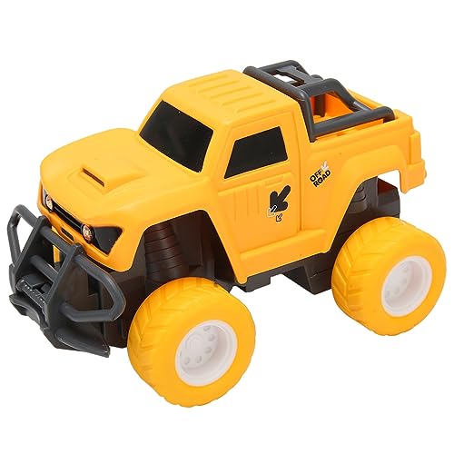 TOPINCN Mini RC Car Toy, Remote Control Car Toy Easy to Operate 1/24 for Children Gift (Orange Yellow)