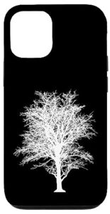 iphone 13 pro white tree forest camping gardener nature lovers case