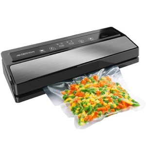 GERYON Vacuum Sealer Machine Silver and 120 Counts Vacuum Sealer Bags