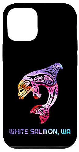 iPhone 13 White Salmon WA Native American Orca Killer Whale Case