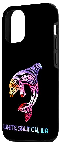 iPhone 13 White Salmon WA Native American Orca Killer Whale Case