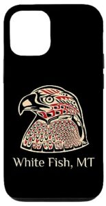 iphone 13 white fish mt eagle native american indian haida pacific nw case