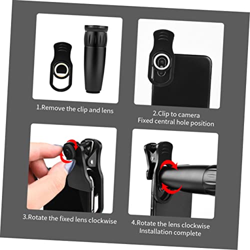 1 Set 22 Mobile Phone Lens Set Smartphone Phones fisheye Lens Smart Phone Macro Lens Attachment Mobile Phone Lens Kit Smartphone Wide Angle Lens Professional Phone Camera Lens