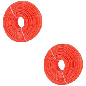 2pcs trimmer square tool nylon rope mower trimmer nylon trimmer spool fence line mower cords mower trimmer line nylon simple mower parts brush cutter electric wire to rotate