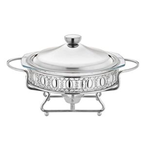 chafing food warmer chafing dish buffet set buffet servers and warmers professional chaffing server set commercial chafer for catering (silver 2l)
