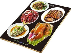 buffet warming tray hot plate, party chafing dish, electric food warmer for kitchen, dining room, restaurant, with adjustable temperature control