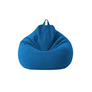 higogo lazy sofa cover bean bag chair cover without filler, beanbag cover, home furniture accessories (color : d, size : 100 * 120cm)