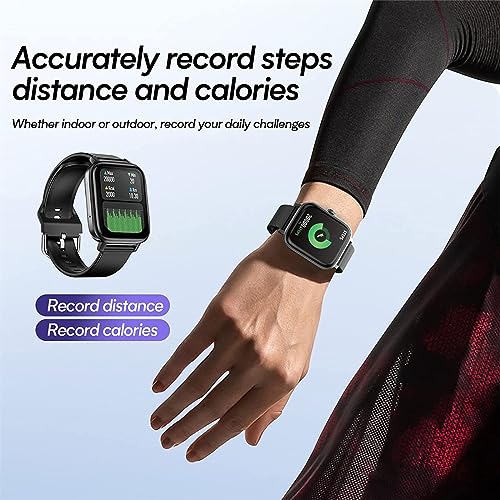 Smart Watch,1.69" Ultra Retina Screen Fitness Tracker,All Day Heart Rate and Blood Oxygen Monitoring,Over 110+Sport Modes with IP67 Waterproof,12Mm Ultra Thin Alloy Body for iOS Android,Gold