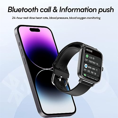 Smart Watch,1.69" Ultra Retina Screen Fitness Tracker,All Day Heart Rate and Blood Oxygen Monitoring,Over 110+Sport Modes with IP67 Waterproof,12Mm Ultra Thin Alloy Body for iOS Android,Gold