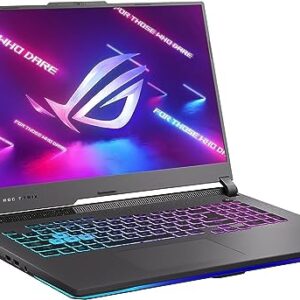 ASUS ROG Strix G17 G713 Gaming Laptop 17.3" WQHD IPS 240Hz AMD 12-Core Ryzen 9 7845HX (Beat i9-12900H) 64GB RAM 2TB SSD GeForce RTX 4060 8GB USB-C RGB Backlit Fast Charging Win11 Black + HDMI Cable