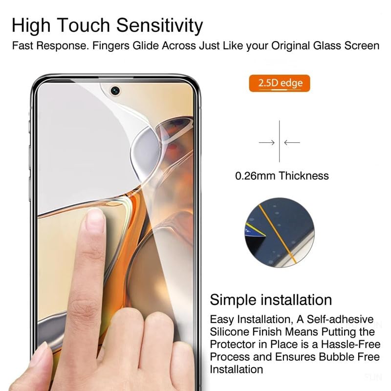 Zuitop Infinix Hot 30i X669C 4G(6.56 Inch) Design Case with 2 Pack Tempered Glass Screen Protector,for Infinix Hot 30i NFC X669D 4G Slim Soft Silica Gel TPU Transparent Protective Cover.