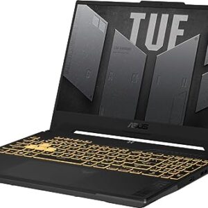 ASUS TUF F15 Gaming Laptop 15.6" FHD 144Hz 12th Generation Intel 14-Core i7-12700H (Beat i9-11950H) 32GB RAM 1TB SSD GeForce RTX 4070 8GB Graphic Backlit Thunderbolt 4 USB-C Win11 Grey + HDMI Cable