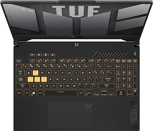 ASUS TUF F15 Gaming Laptop 15.6" FHD 144Hz 12th Generation Intel 14-Core i7-12700H (Beat i9-11950H) 32GB RAM 1TB SSD GeForce RTX 4070 8GB Graphic Backlit Thunderbolt 4 USB-C Win11 Grey + HDMI Cable