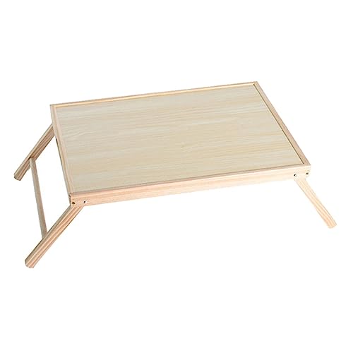 MAGICLULU 1pc Computer Desk Study Desk Foldable Breakfast Table Mini Size Breakfast Tray Serving Bed Tray Wooden Pallets Folding Trays Wooden Desk Study Table Laptop Table Home Writing Table