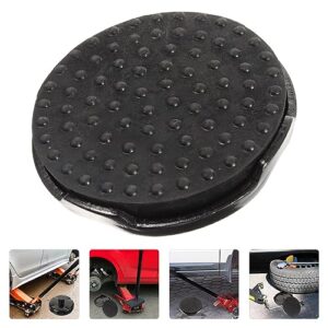 Holibanna Floor Jack Rubber Pad Universal Jack Puck Adapter Pinch Weld Side Frame Rail Protector Auto Accessories Anti Slip Design