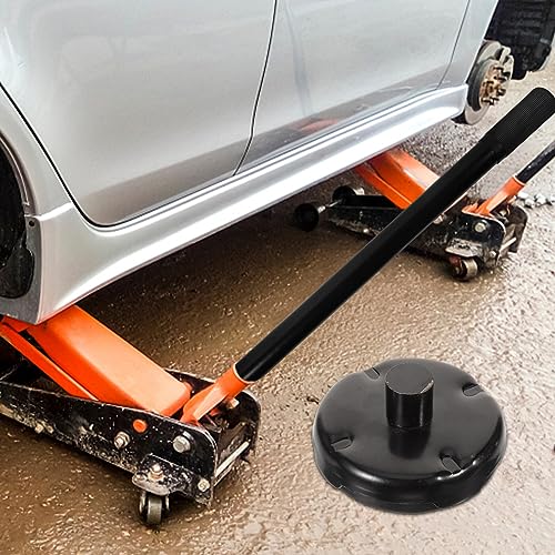 Holibanna Floor Jack Rubber Pad Universal Jack Puck Adapter Pinch Weld Side Frame Rail Protector Auto Accessories Anti Slip Design