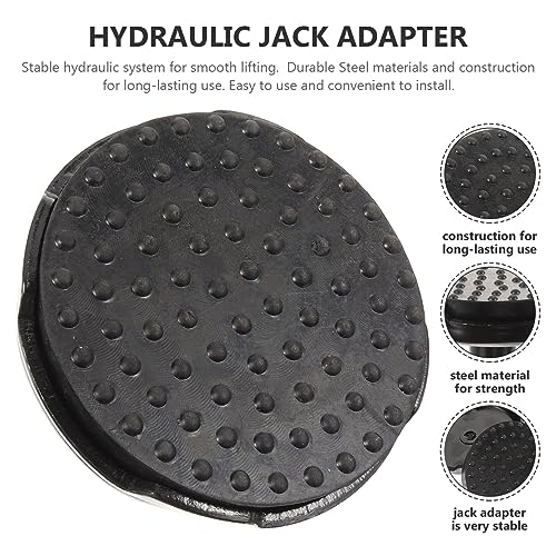 Holibanna Floor Jack Rubber Pad Universal Jack Puck Adapter Pinch Weld Side Frame Rail Protector Auto Accessories Anti Slip Design