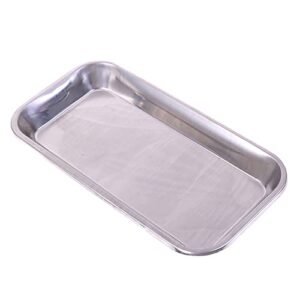susosu breakfast tray tray holder procedure steel plate flat organizer metal traystype storage waste silver serving
