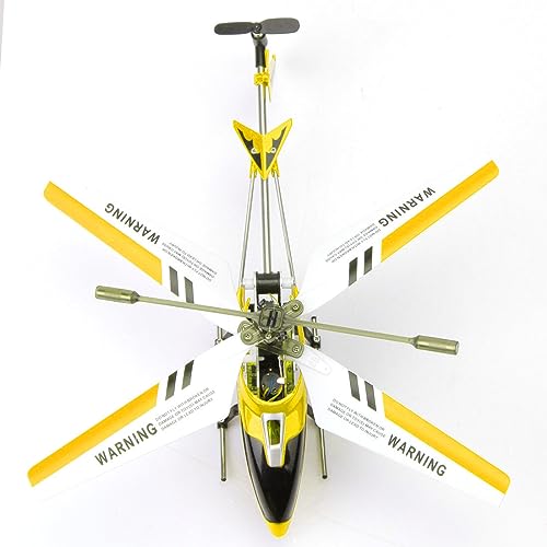 DWIU RC Helicopter Model, S107G 2.4G 3CH Dual-Propeller Remote Control Aircraft Model with Gyro, Mini Helicopter Toys for Adults Beginners (RTF Version