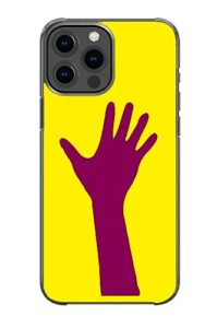 silhouette waving hand pattern art design anti-fall and shockproof gift iphone case (iphone 11)