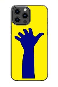 waving hand silhouette pattern art design anti-fall and shockproof gift iphone case (iphone 11)