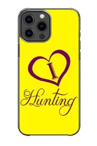 love hunting sarcastic pattern art design anti-fall and shockproof gift iphone case (iphone 12)