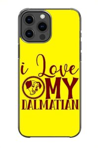 i love my dalmatian cute sweet sarcastic funny pattern art design anti-fall and shockproof gift iphone case (ipod 6)