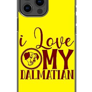 I Love My Dalmatian Cute Sweet Sarcastic Funny Pattern Art Design Anti-Fall and Shockproof Gift iPhone case (iPod 6)