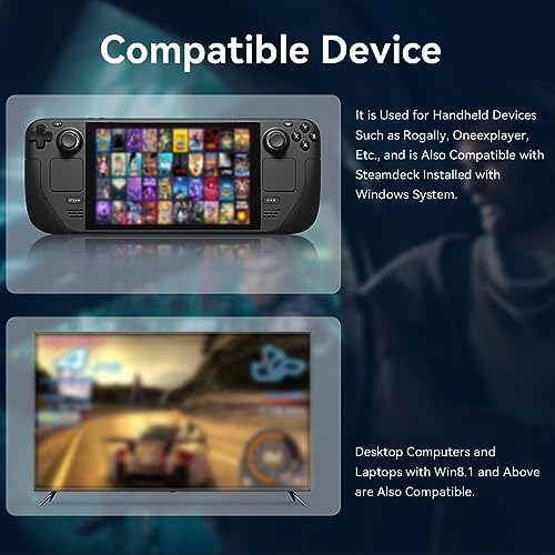 Retro Game Console with Built in 38633 Top Games, Emulator Console with Retrobat/Playnite Game Systems, 80+ Emulators, 83 AAA PC Game, Plug and Play Suitable for Handheld Game Consoles and Computers